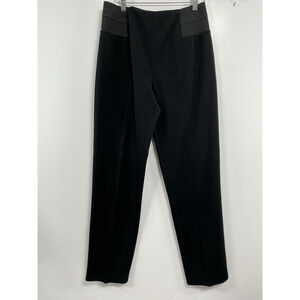 Womans Excellent Condition Taylor Brooke Pullon Dress Pants Black Size 6